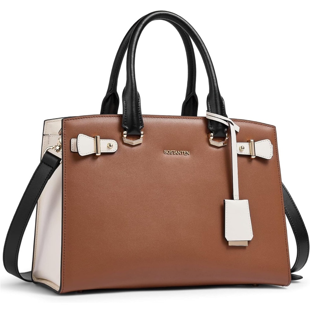 BOSTANTEN | 13 Inch Genuine Leather Work Bag| Work Tote |  NWOT